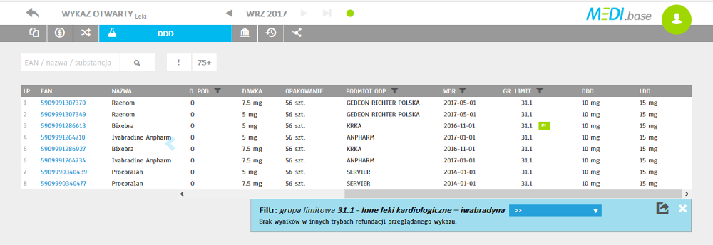 MEDI.base Refundacyjna Baza Danych dostępna w serwisie getmedi.pl